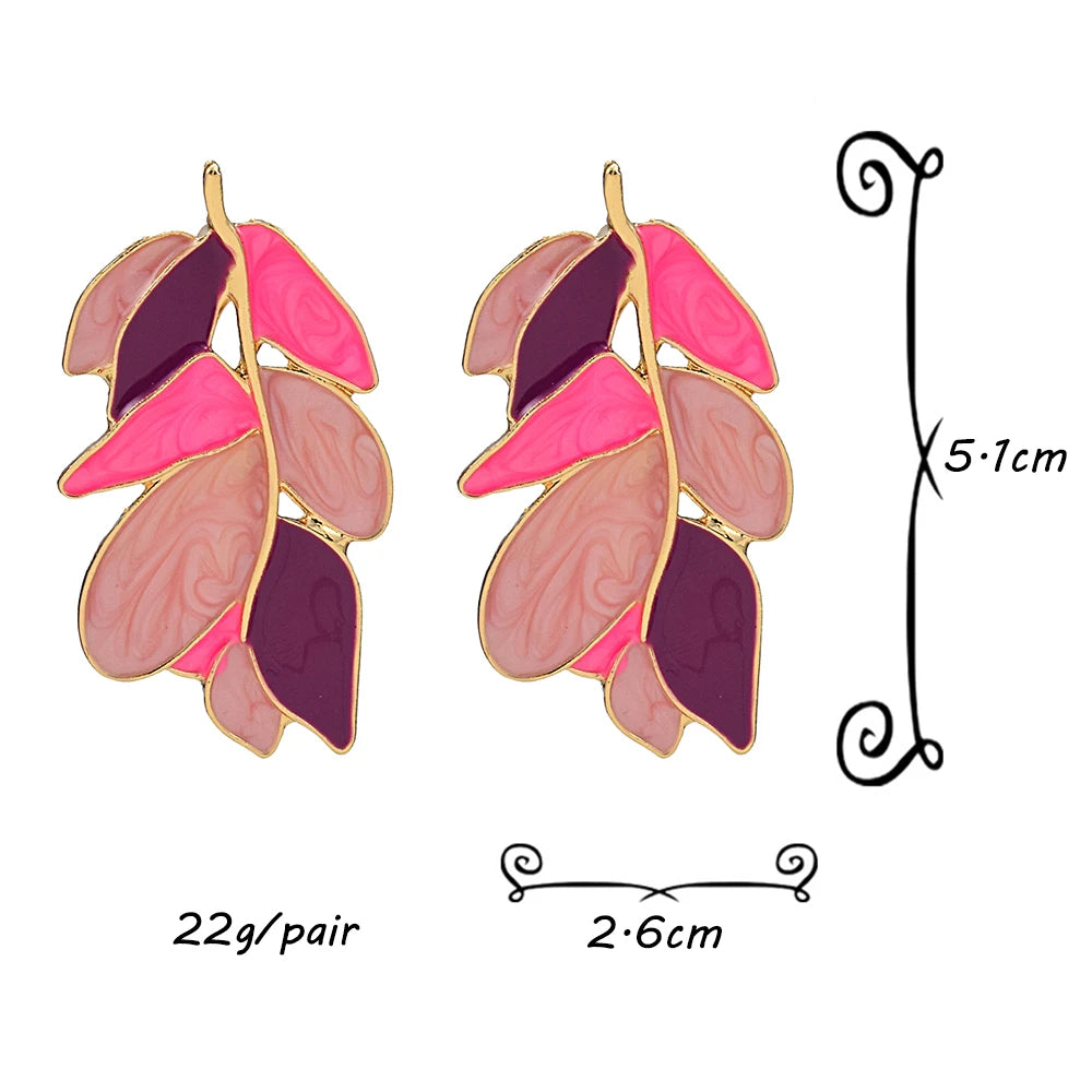 Pre Order:  Leafy Branch Stud Earrings