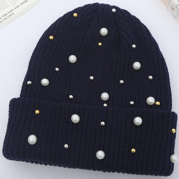 Pre Order:  Wool Pearl Knitted Beanie