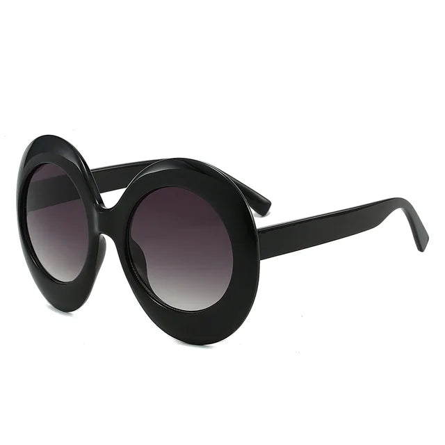 Pre Order: Retro Large Frame Oval Sunglasses