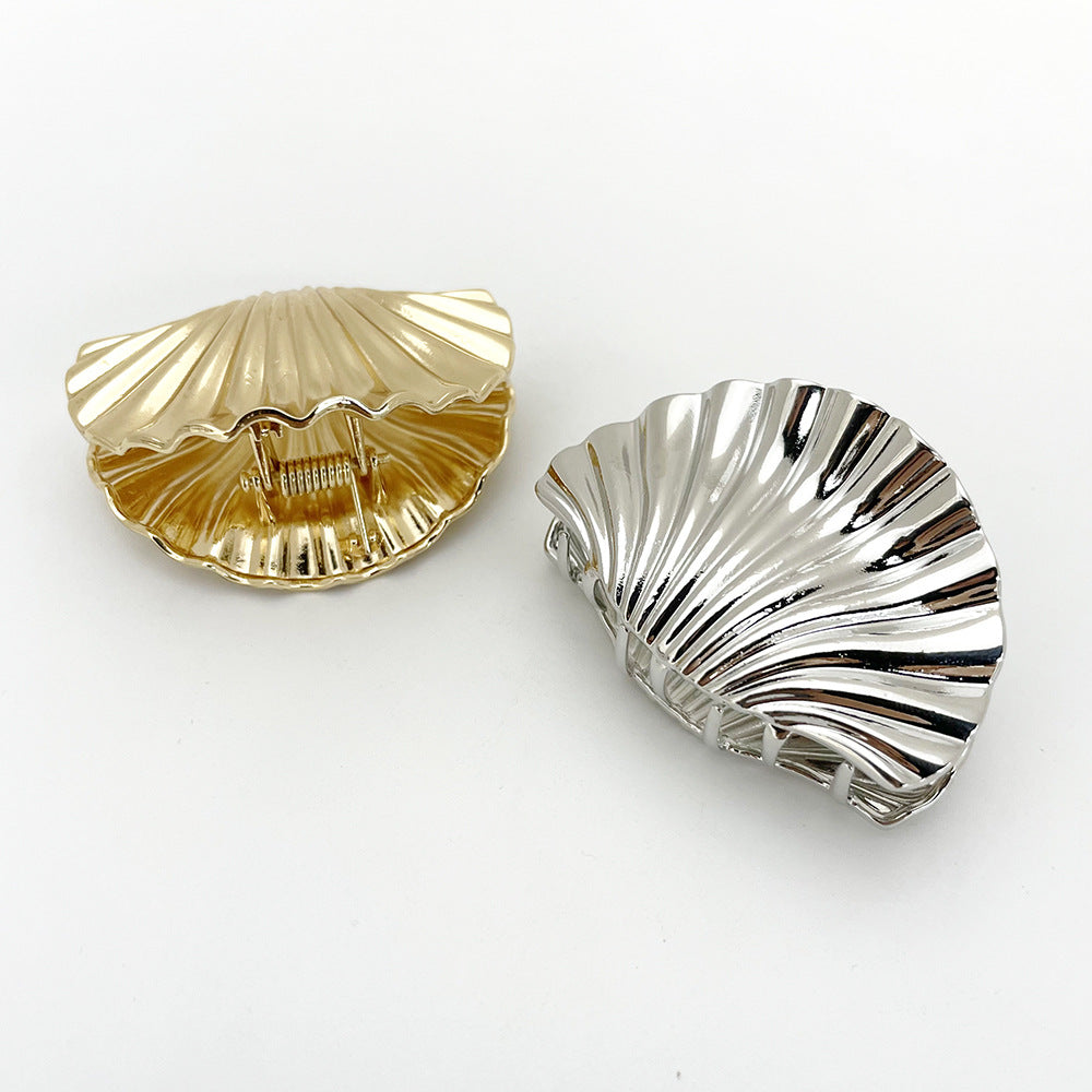 Pre Order:  Shell Pleated Hair Clip