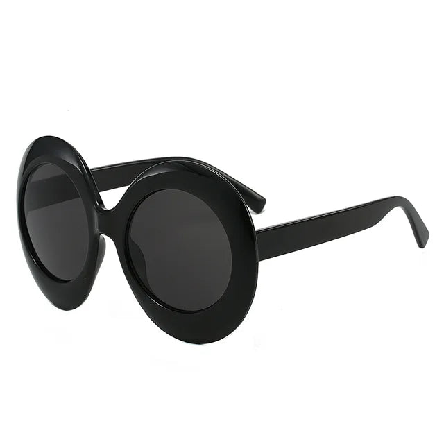 Pre Order: Retro Large Frame Oval Sunglasses