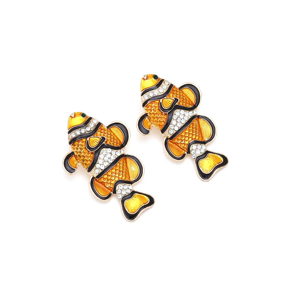 Pre Order: Clown Fish Earrings