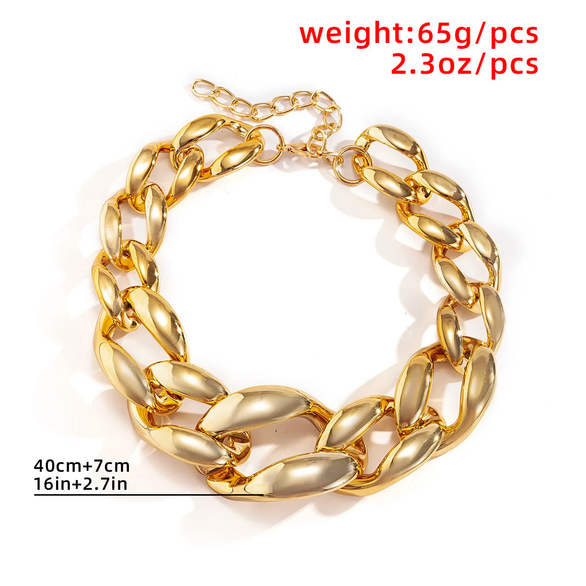 Pre Order:  Exaggerated Chain Claw Clasp Necklace