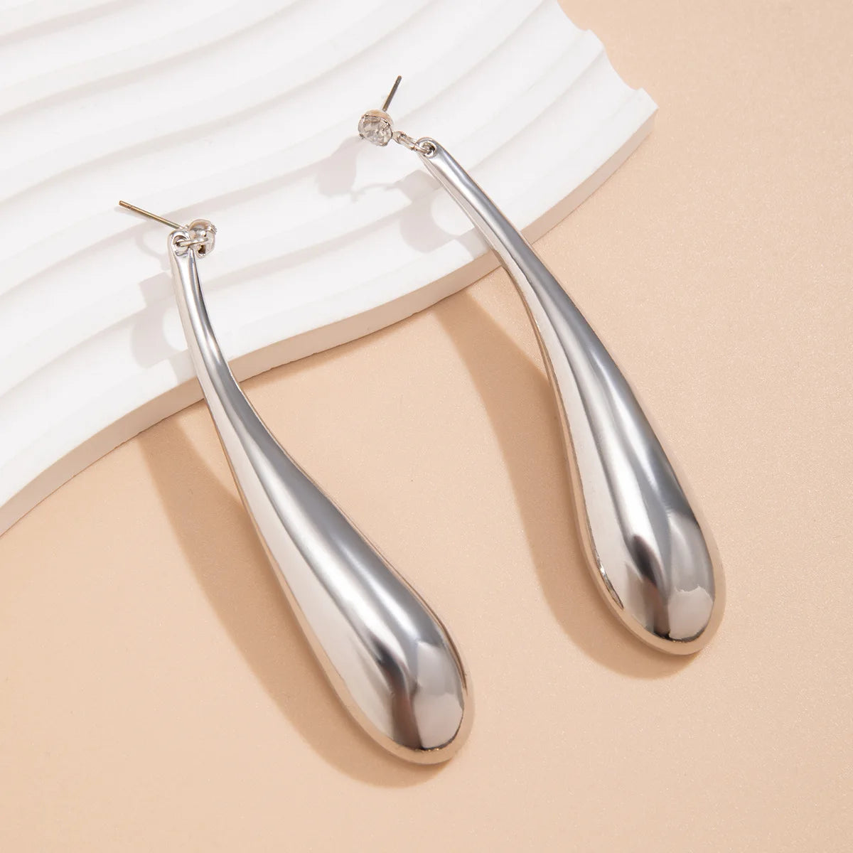 Pre Order:  Oversized Teardrop Earrings - Necklace