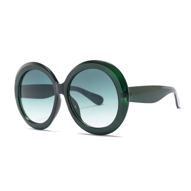 Pre Order:  Oversized Gradient Round Sunglasses