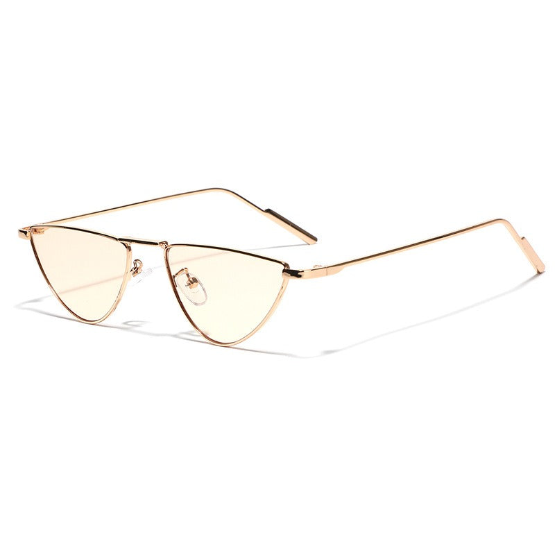 Pre Order:  Triangle Metal Frame Colored Sunglasses