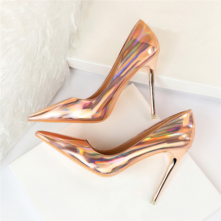 Pre Order:  Glossy Pointed Toes Stilettos