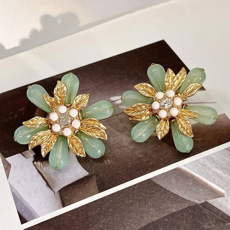 Pre Order:  Layered Flower Stud Earrings