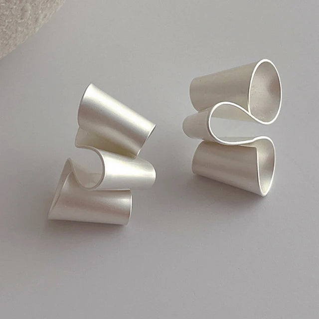 Matte Ribbon Candy Stud Earrings - Pre Order: Ships Feb 29