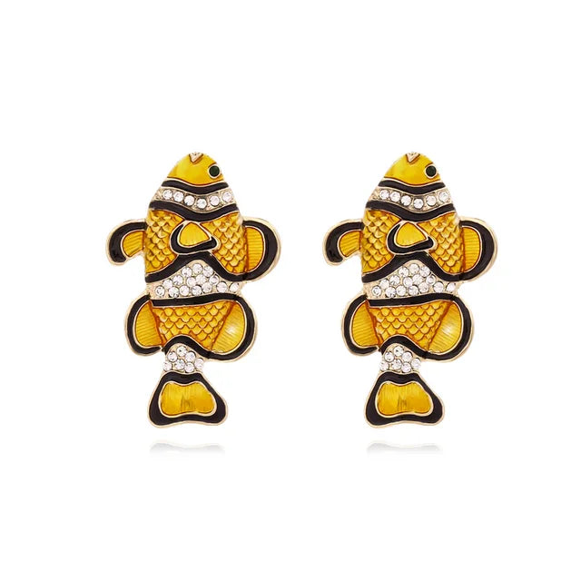 Pre Order: Clown Fish Earrings