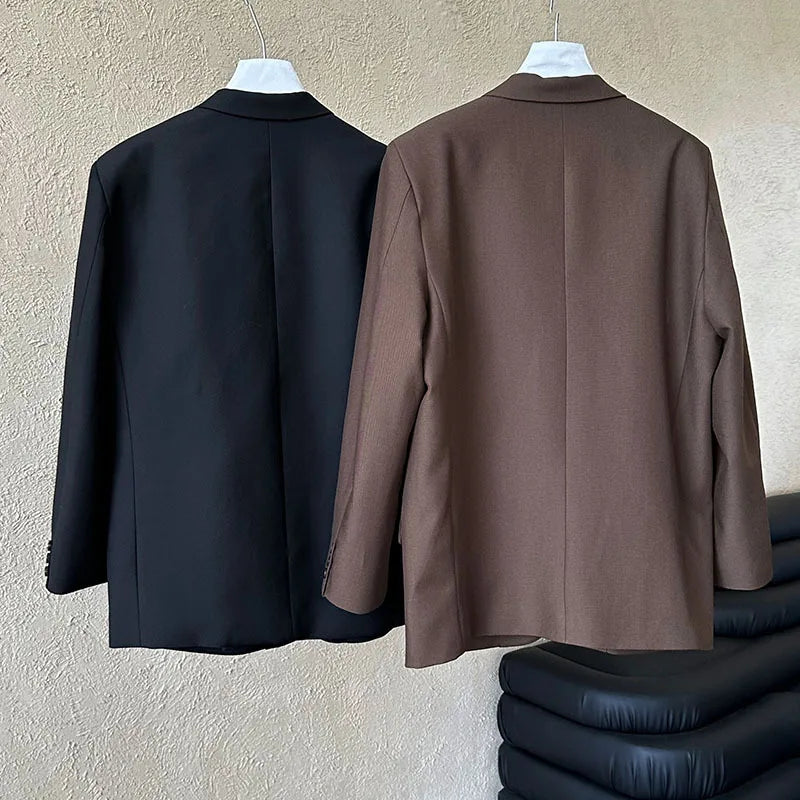 Pre Order:  Casual Solid Long Sleeved Blazer