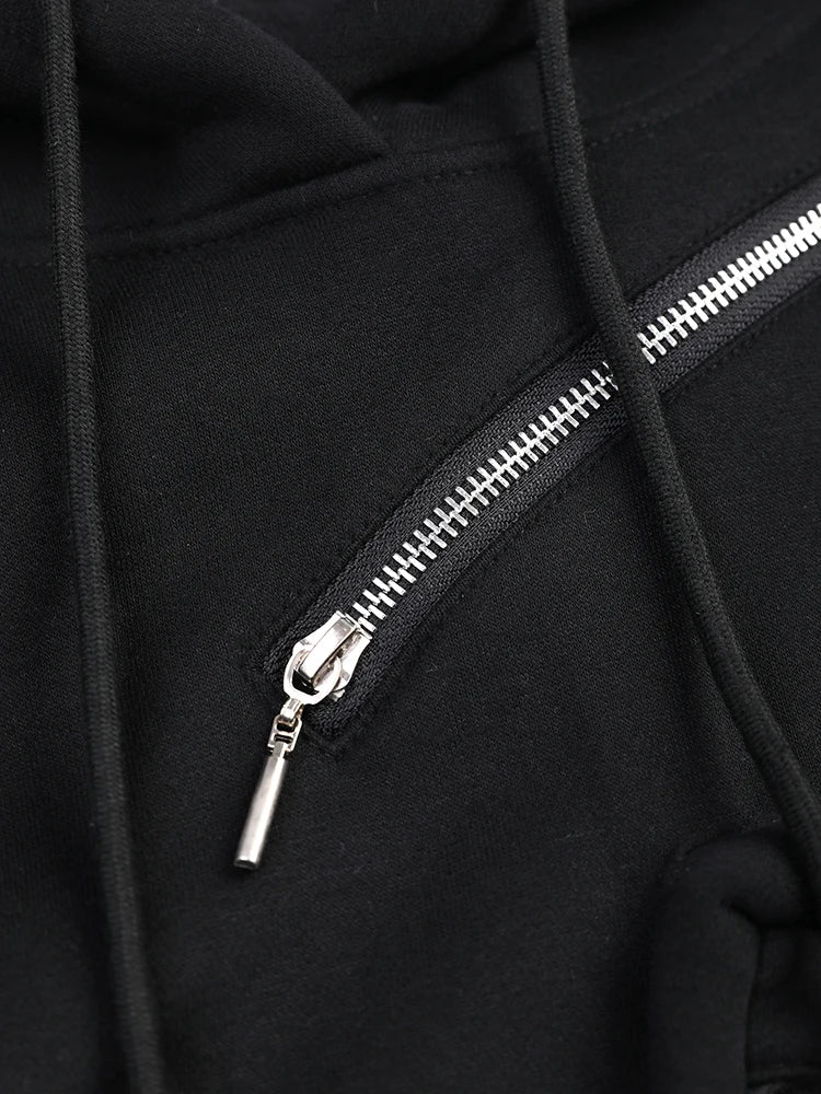 Pre Order:  Deco Zippers Hooded Sweatshirt