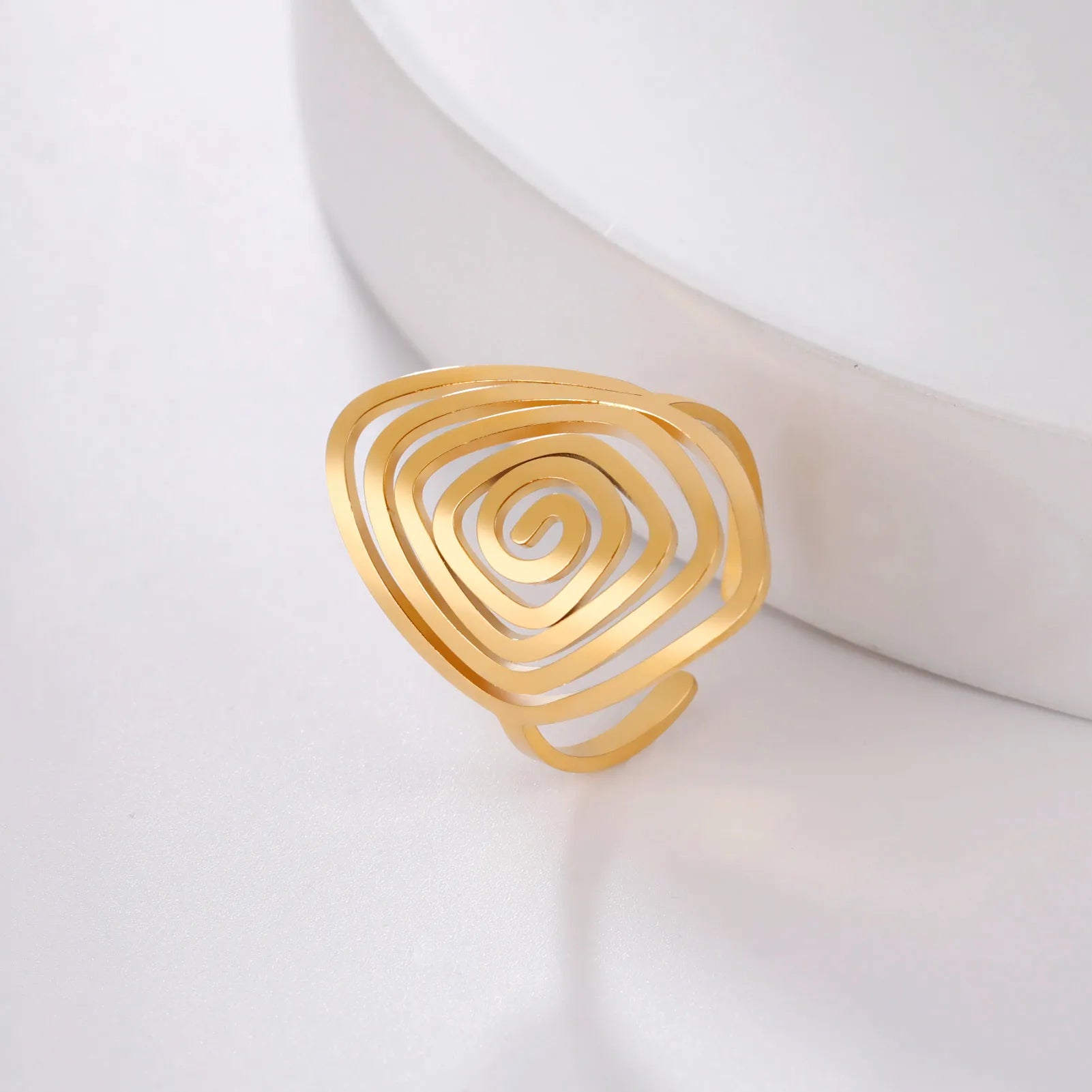 Pre Order:  Spiral Maze Stainless Steel Ring