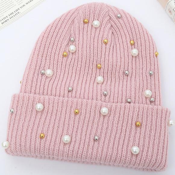 Pre Order:  Wool Pearl Knitted Beanie