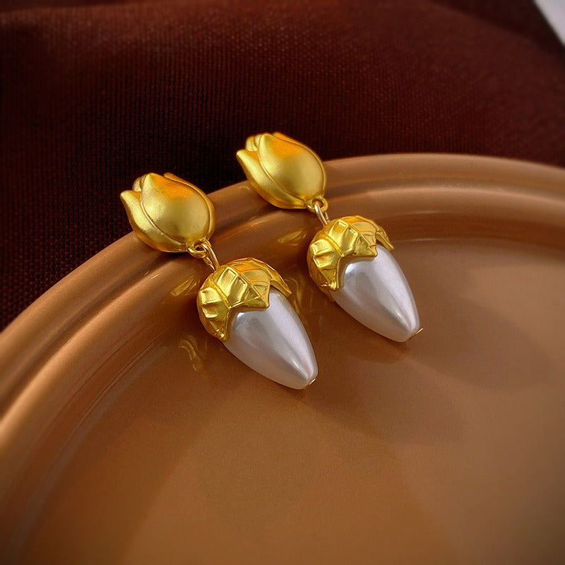 Pre Order:  Tulip Drop Dangling Earrings