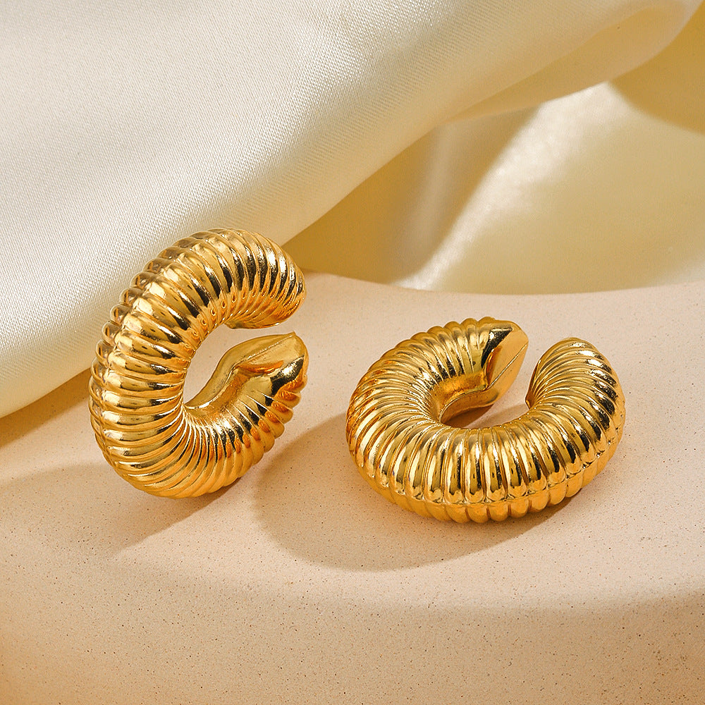 Pre Order:  Textured C-Hoop Ear Cuffs