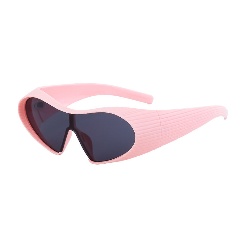 Pre Order:  Retro Oversized Textured Frame Sunglasses