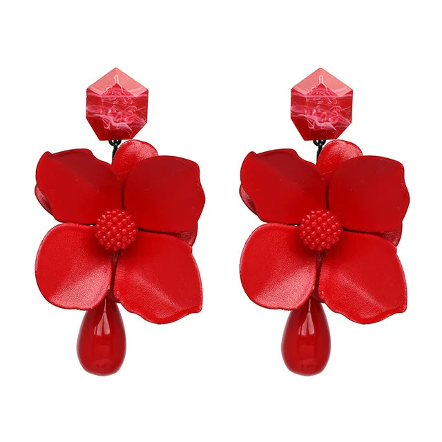 Pre Order:  Bohemian Flowers Dangle Drop Earrings