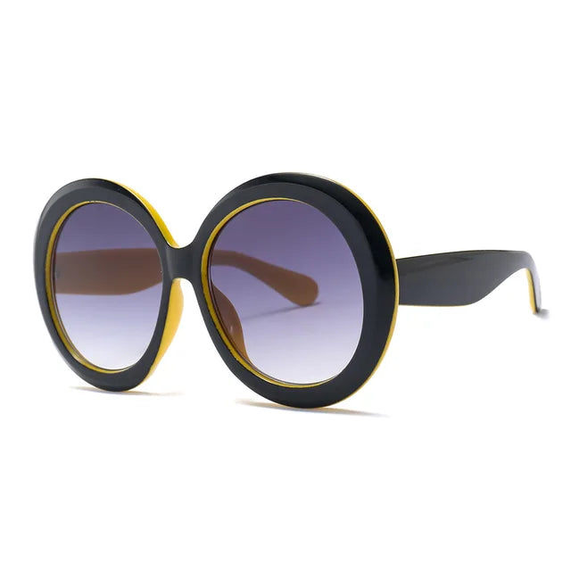 Pre Order:  Oversized Gradient Round Sunglasses