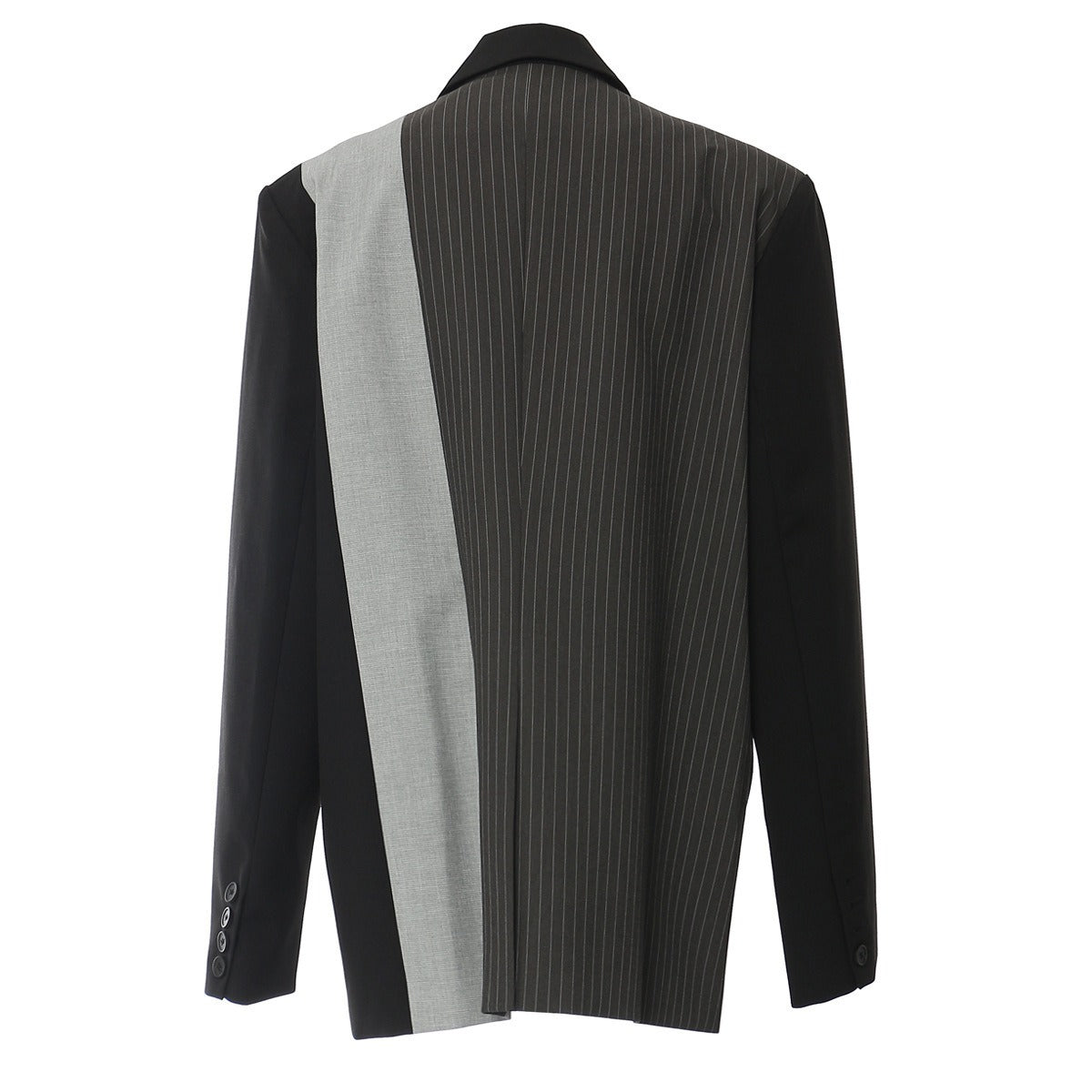 Pre Order: Striped Long Sleeved Loose Blazer