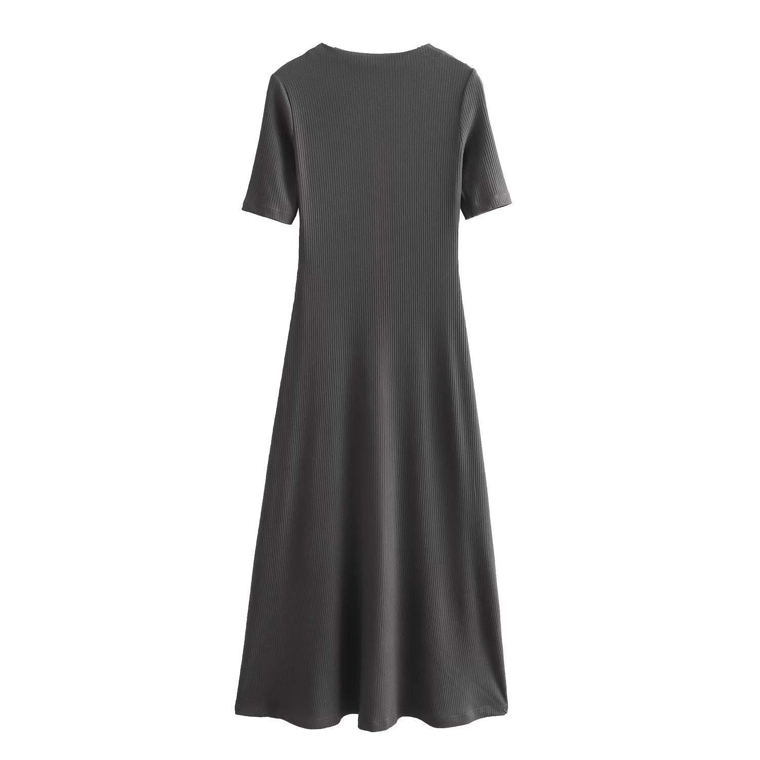 Pre Order:  A-Line Hem Ribbed Dress