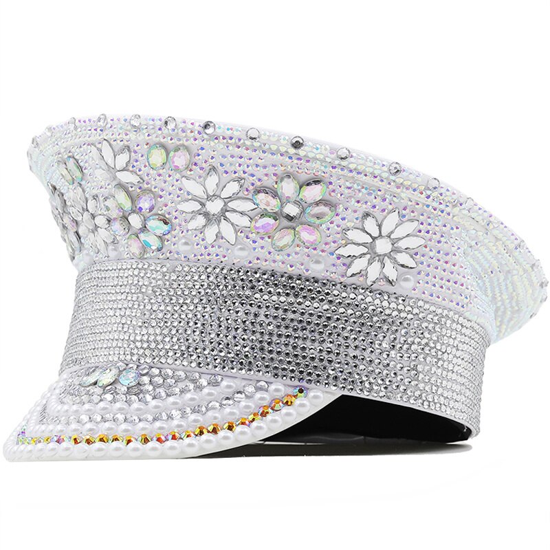 Diamond Studded Party Performance Hat