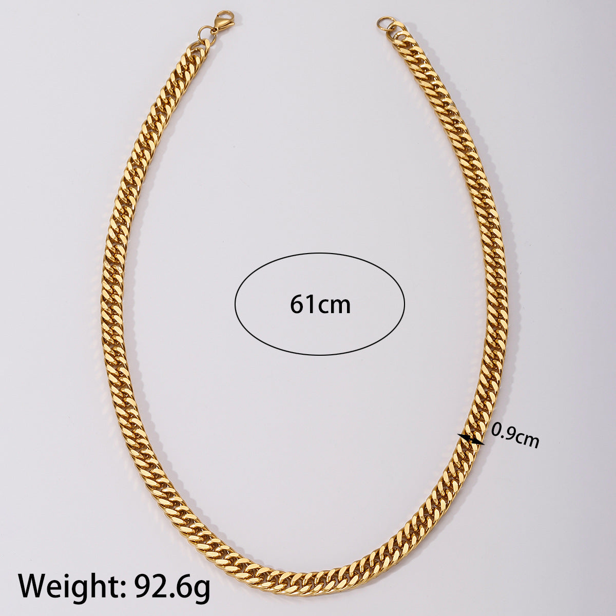 Pre Order:  Classic Thick Curb Necklace