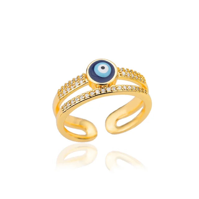 Pre Order:  Assorted Eye Plated Copper Ring