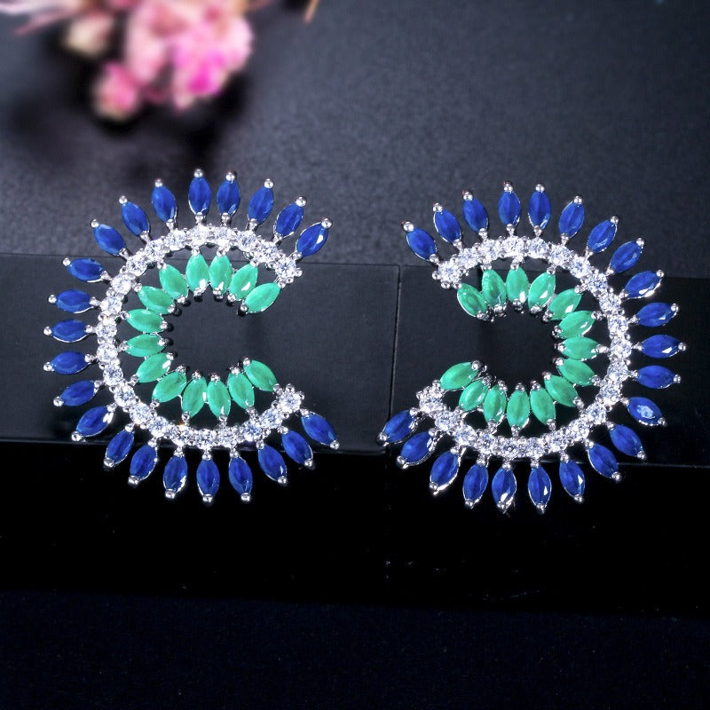 Pre Order:  Sparkling Zircon Stud Earrings