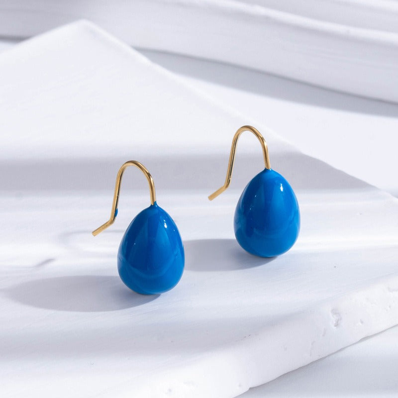 Pre Order:  Water Drop Candy Hook Earrings