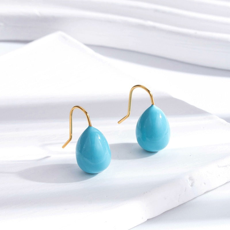 Pre Order:  Water Drop Candy Hook Earrings