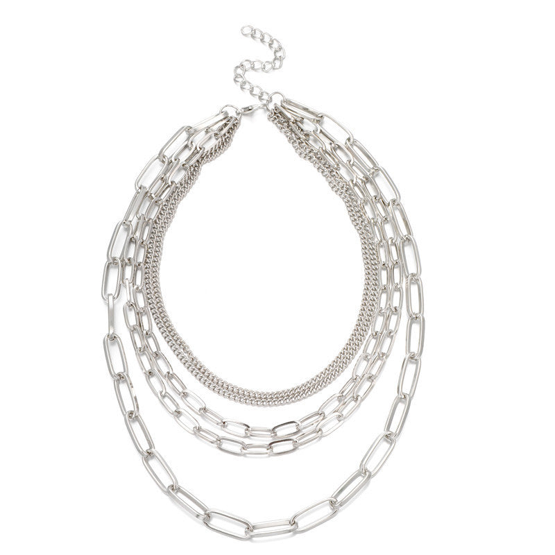 Pre Order:  Five-Strand Chain Link Necklace