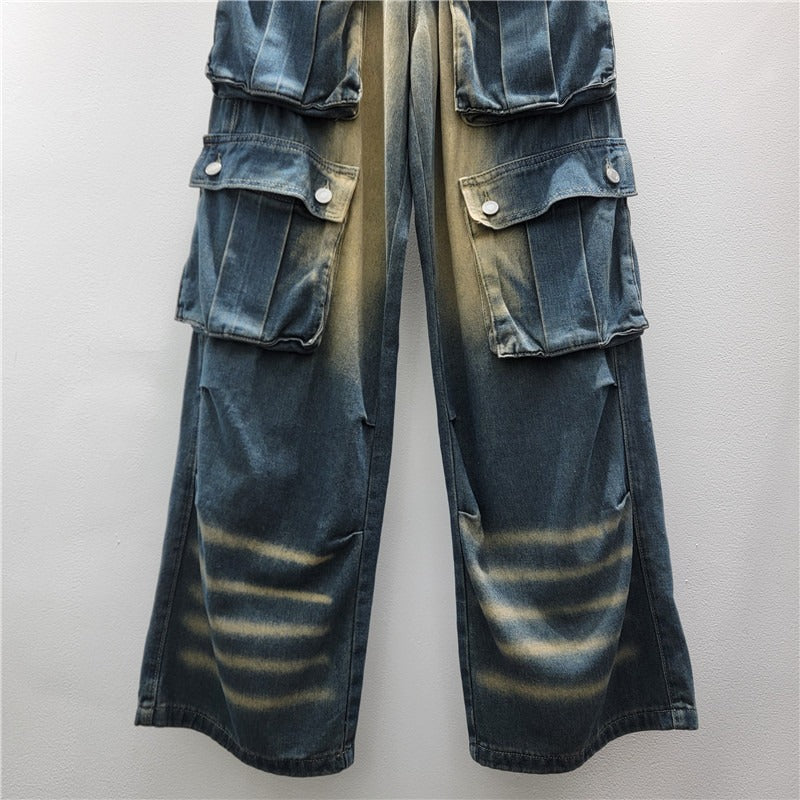 Pre Order:  Distressed Vintage Work Jeans