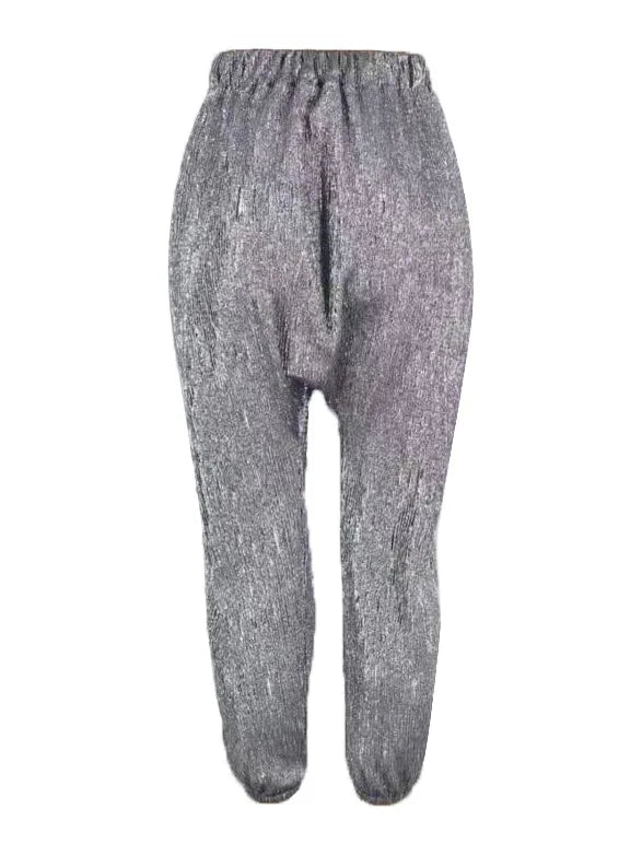 Pre Order:  Shimmering Silver Harem Trousers