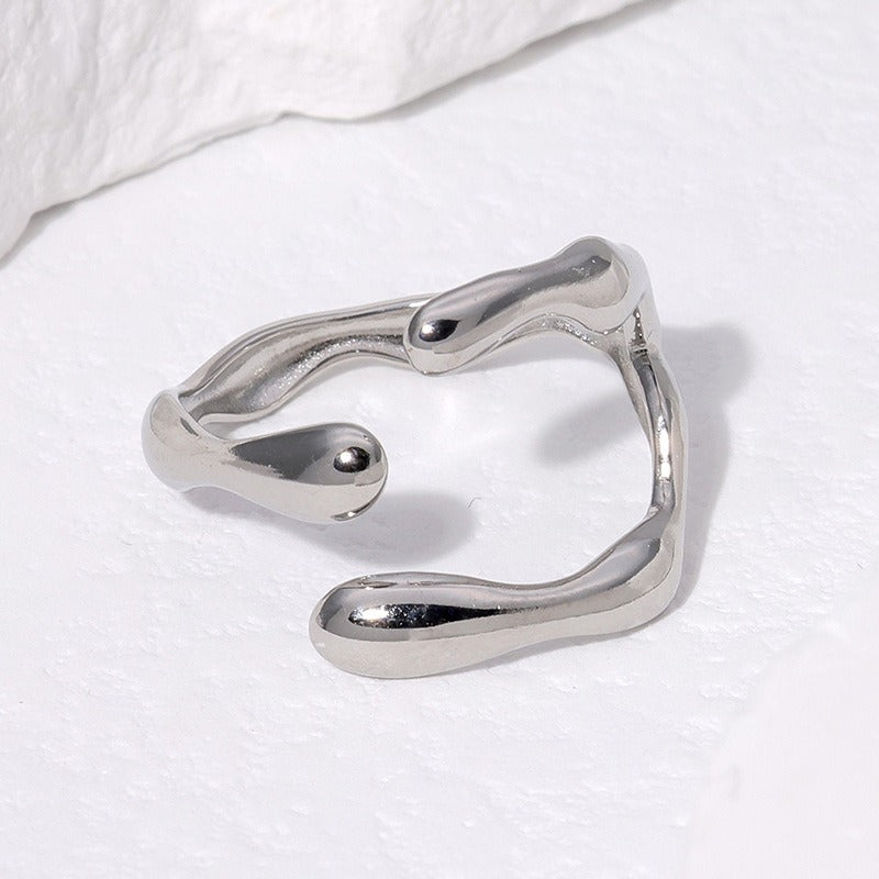 Pre Order:  Irregular Stainless Steel Adjustable Ring