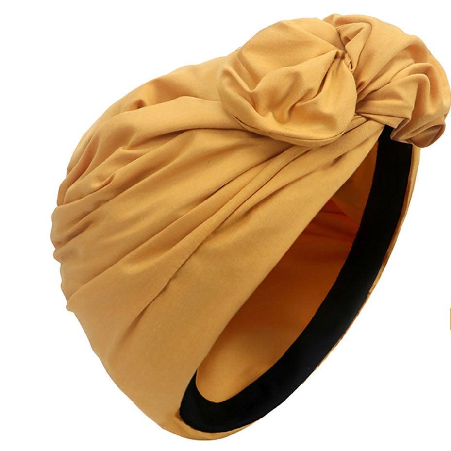 Pre Order:  Retro Solid Multi-Strap Turban