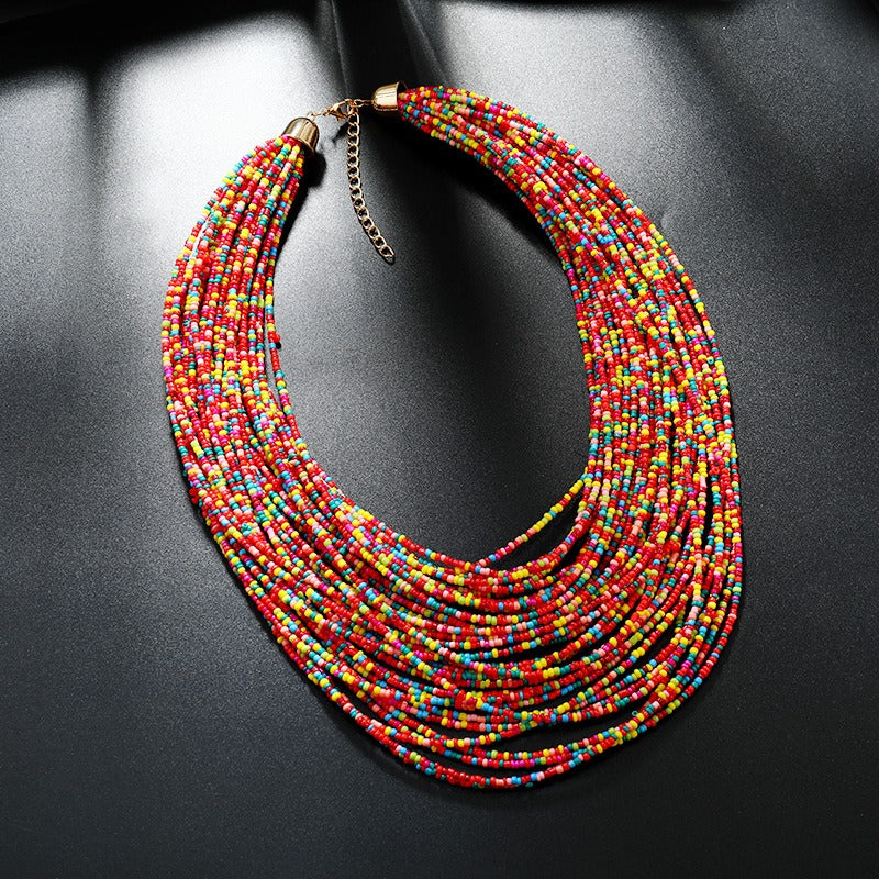 Pre Order:  Exaggerated Multi-Layer Bohemian Necklace