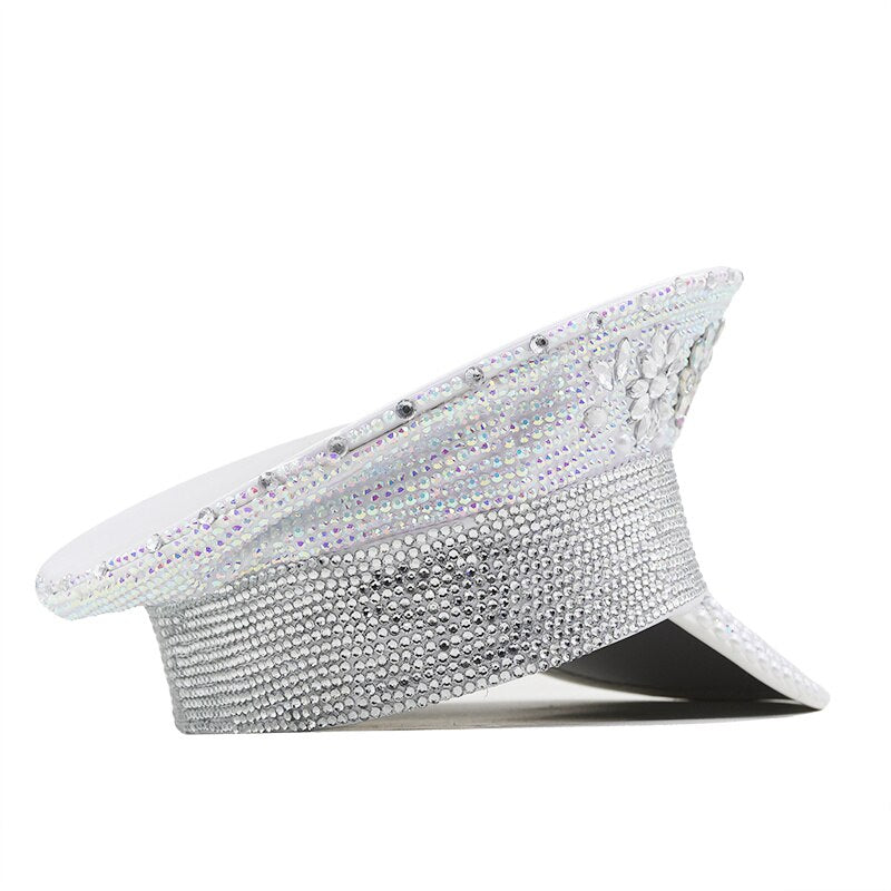 Diamond Studded Party Performance Hat