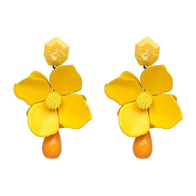 Pre Order:  Bohemian Flowers Dangle Drop Earrings