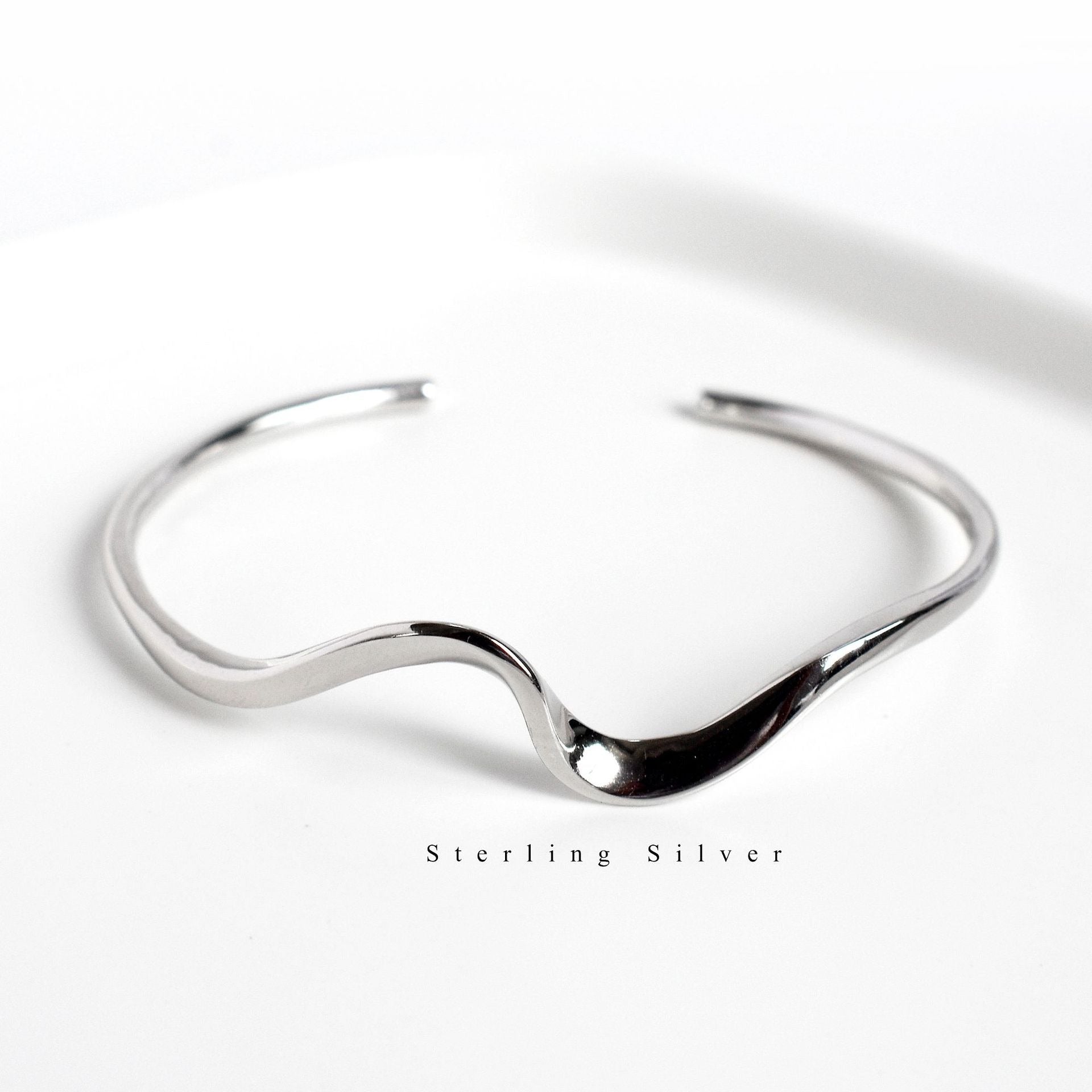 Pre Order:  Sterling Silver Open Bracelet