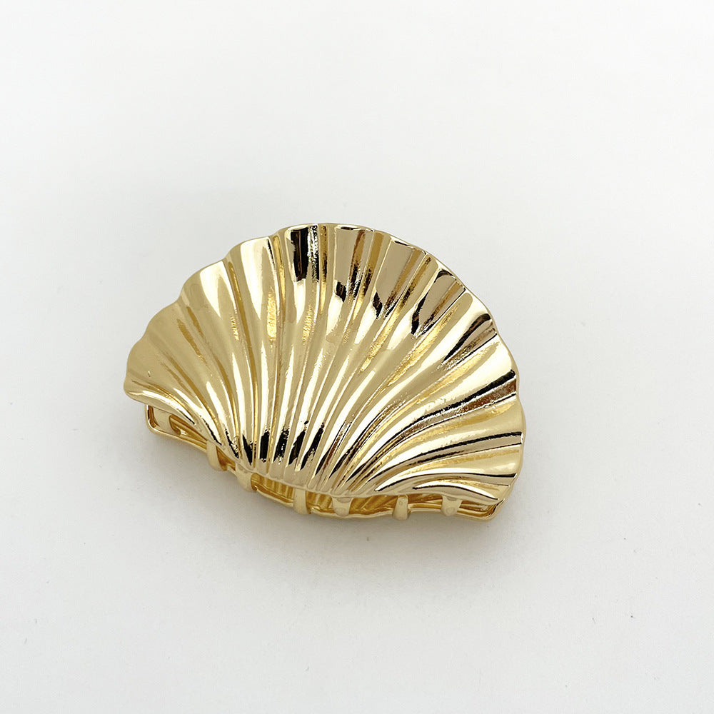 Pre Order:  Shell Pleated Hair Clip