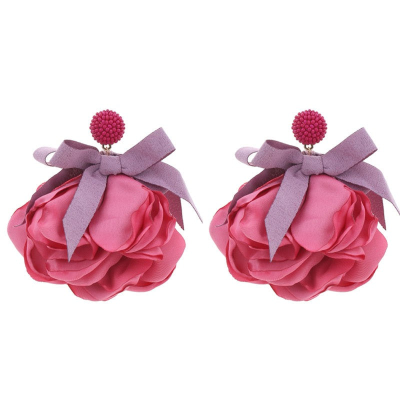 Pre Order:  Elegant Flower Dangle Earrings