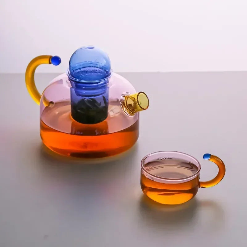 Glass Heat Resistant Cup/Tea Kettle