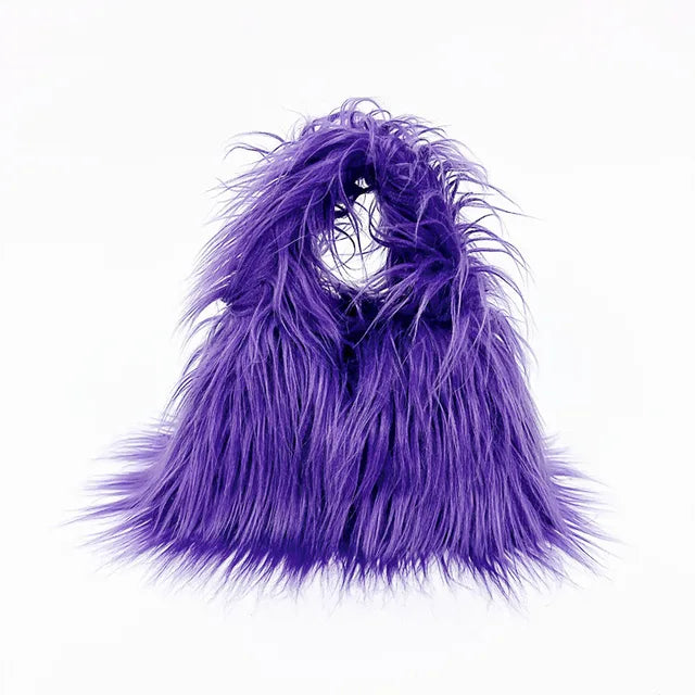 Pre Order:  Shaggy Faux Fur Handbag