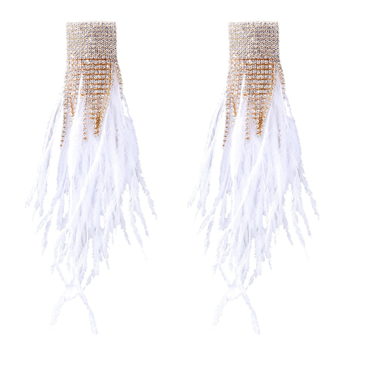 Pre Order:  Fairy Feather Bling Earrings