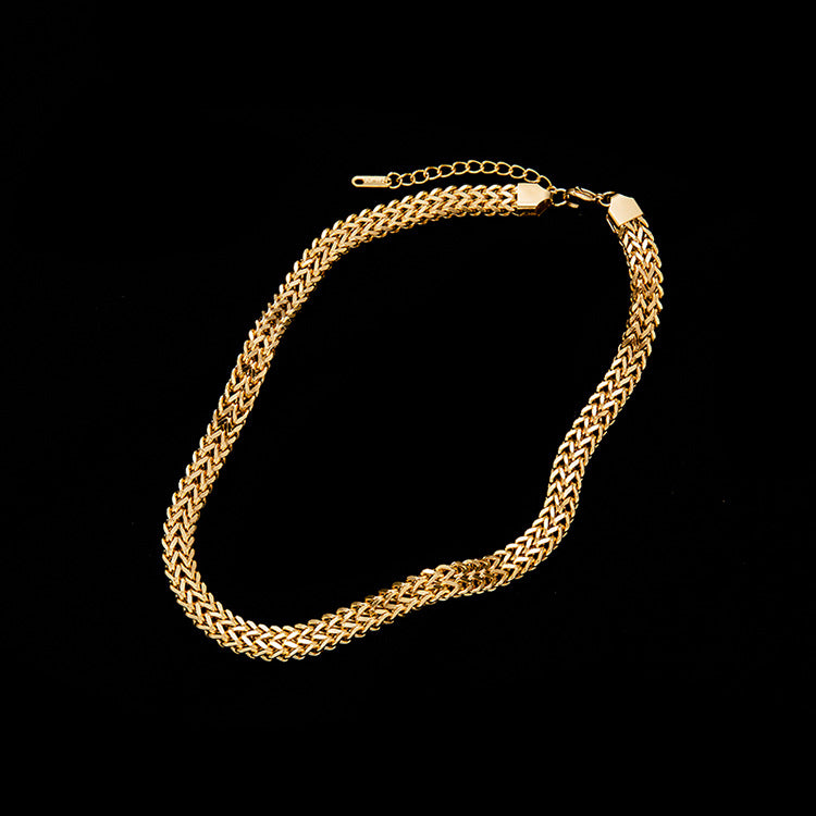 Pre Order:  Double Wheat Chain Necklace