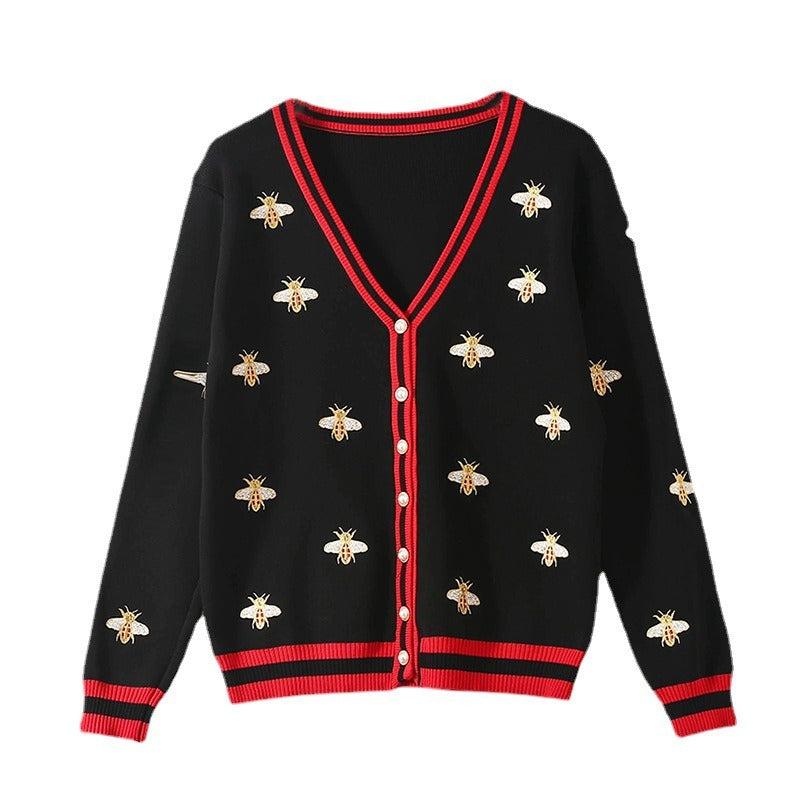 Pre Order:  Knitted Embroidery Cardigan