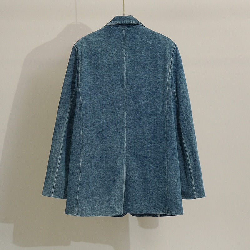 Pre Order:  Retro Denim Loose Jacket