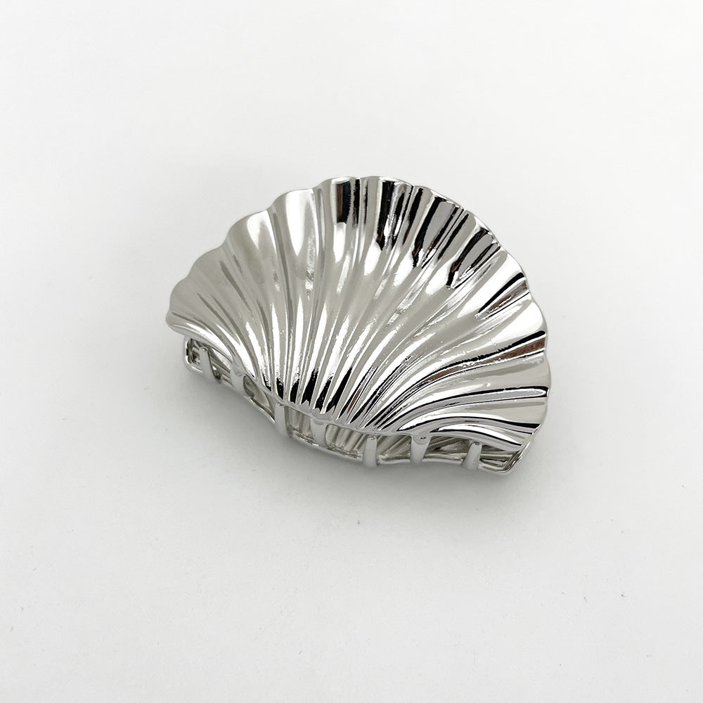 Pre Order:  Shell Pleated Hair Clip