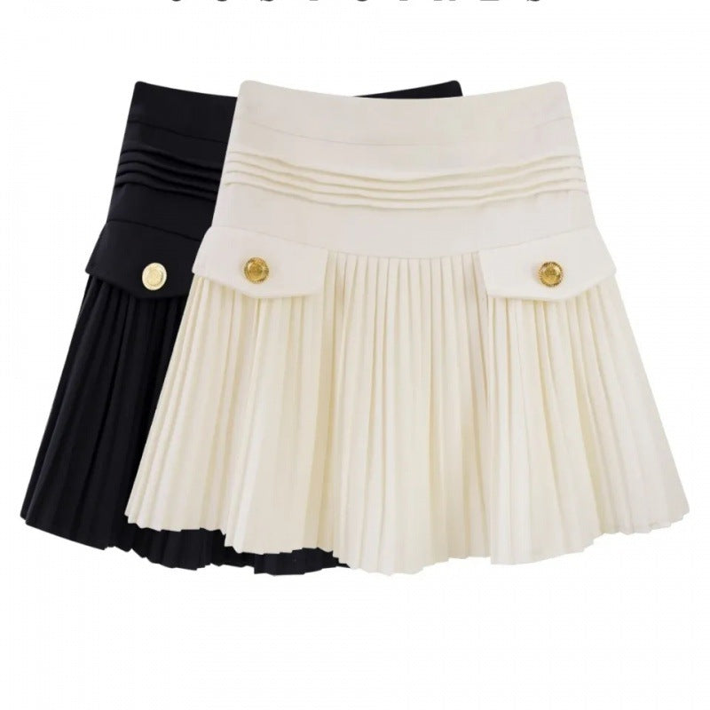 Pre Order:  Chic Pleated Tennis Mini Skirt with Inner Shorts